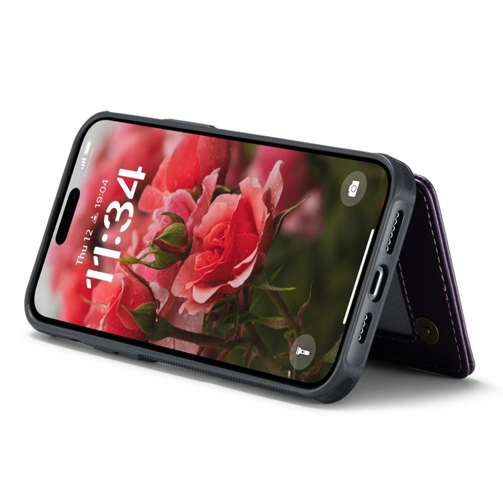 CASEME iPhone 16 Plus Case with 5 Card slots - Purple