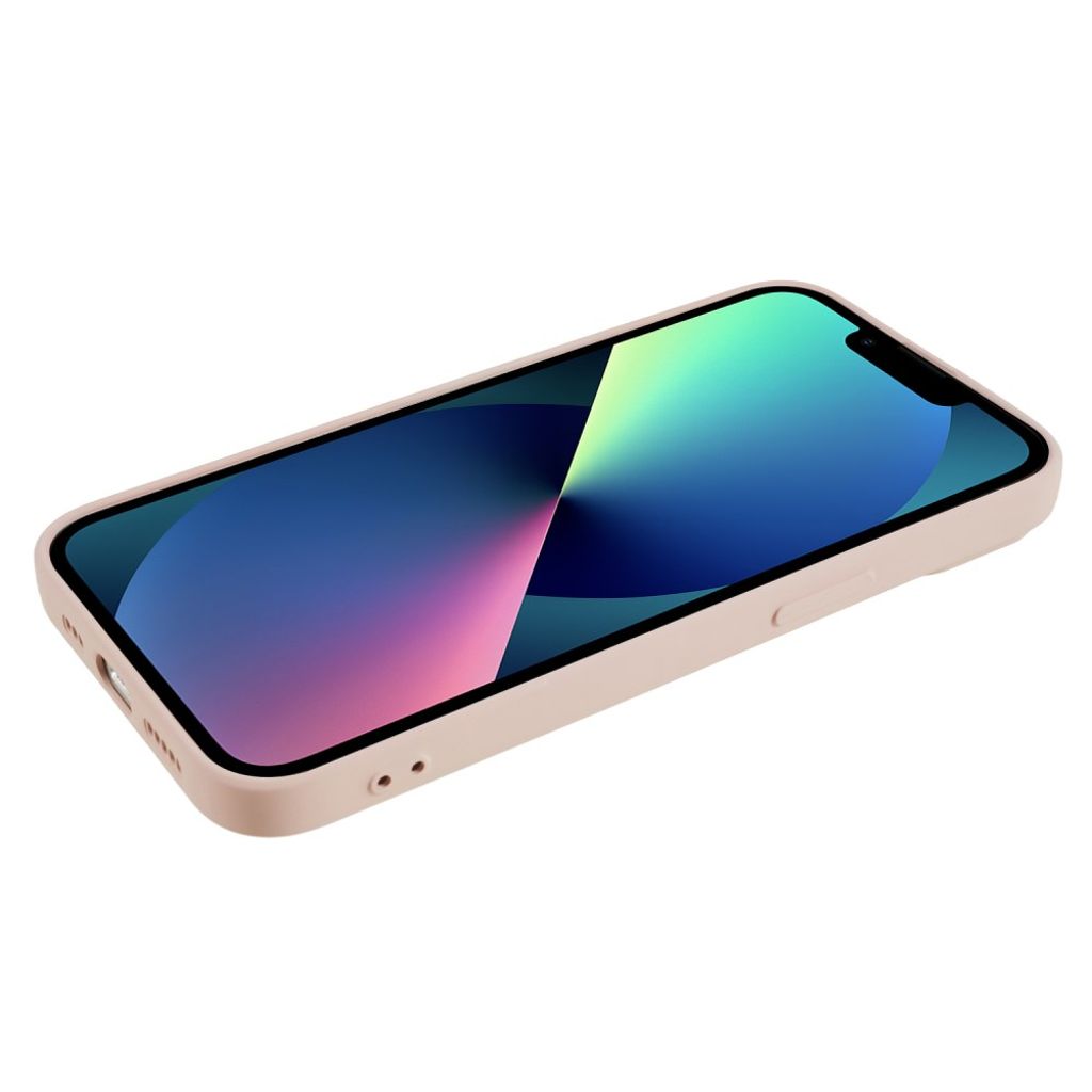 iPhone 13 mini TPU Case Fiber Lining Scratch Resistant – Pink