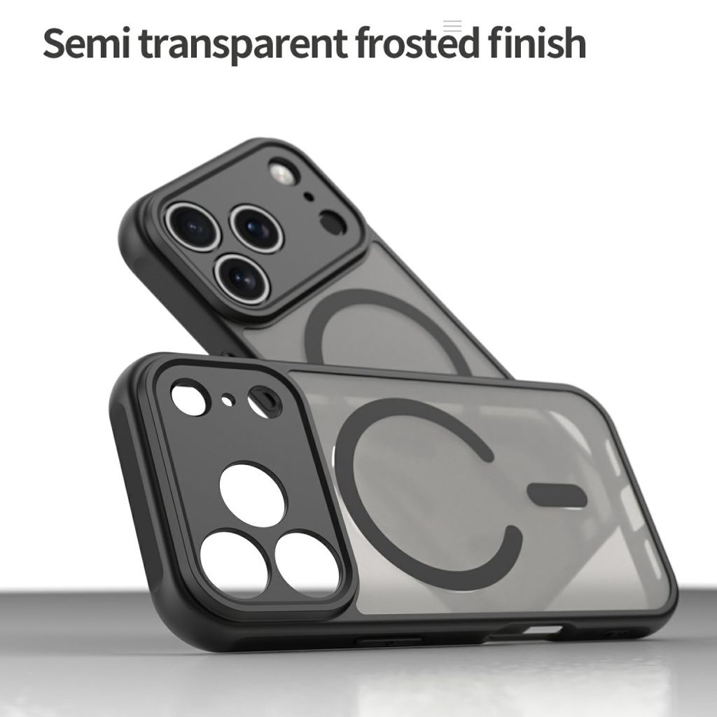 iPhone 18 Pro Max / 17 Pro Max MagSafe Deksel - Svart