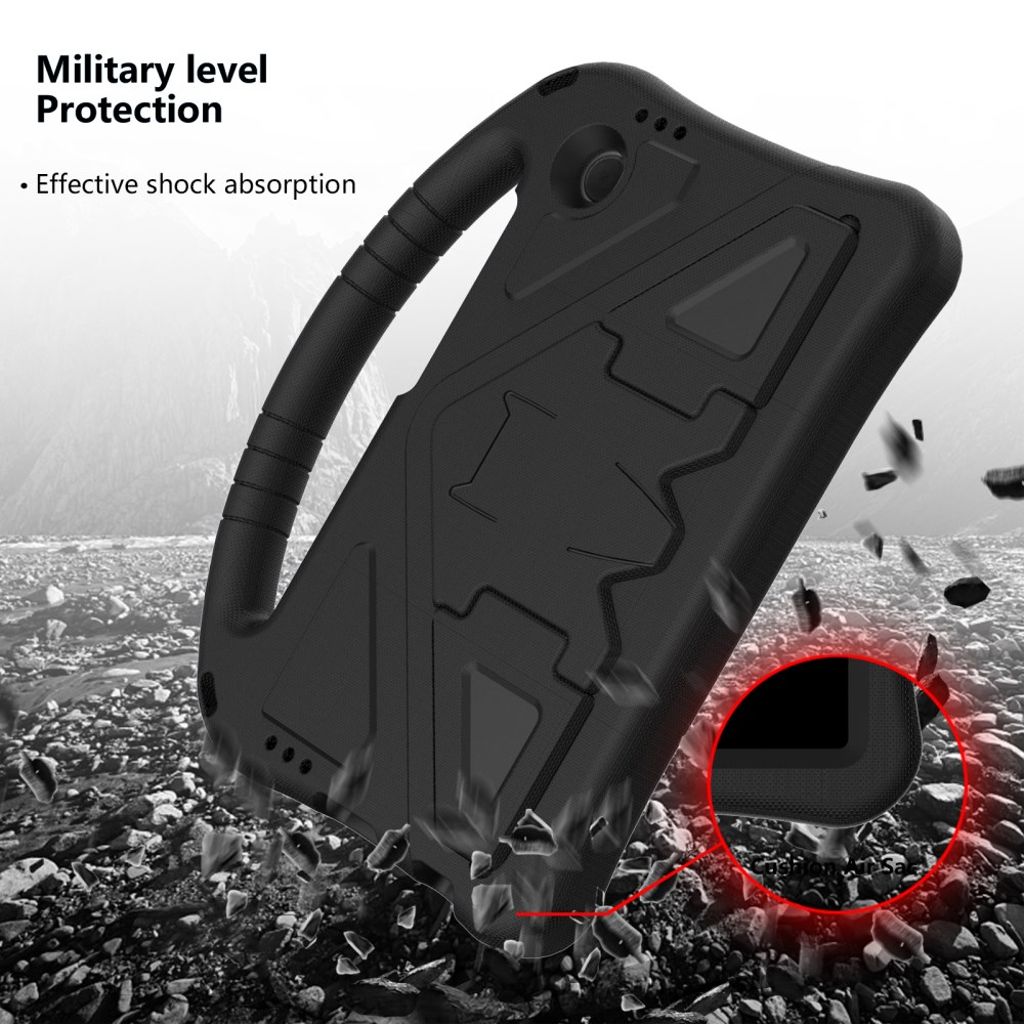 Samsung Galaxy Tab A11 / A9 deksel med håndgrep - svart