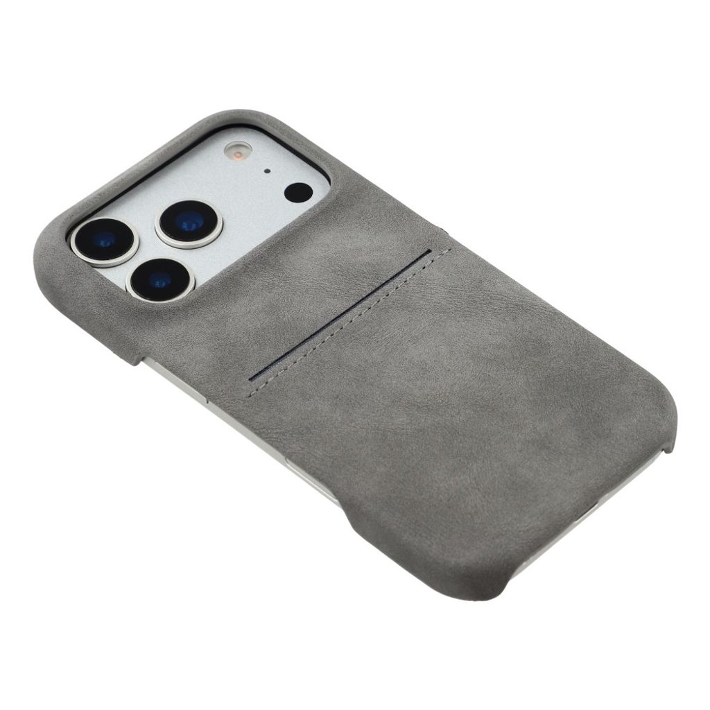 iPhone 18 Pro Max/17 Pro Max Skal med Korthållare - Grå