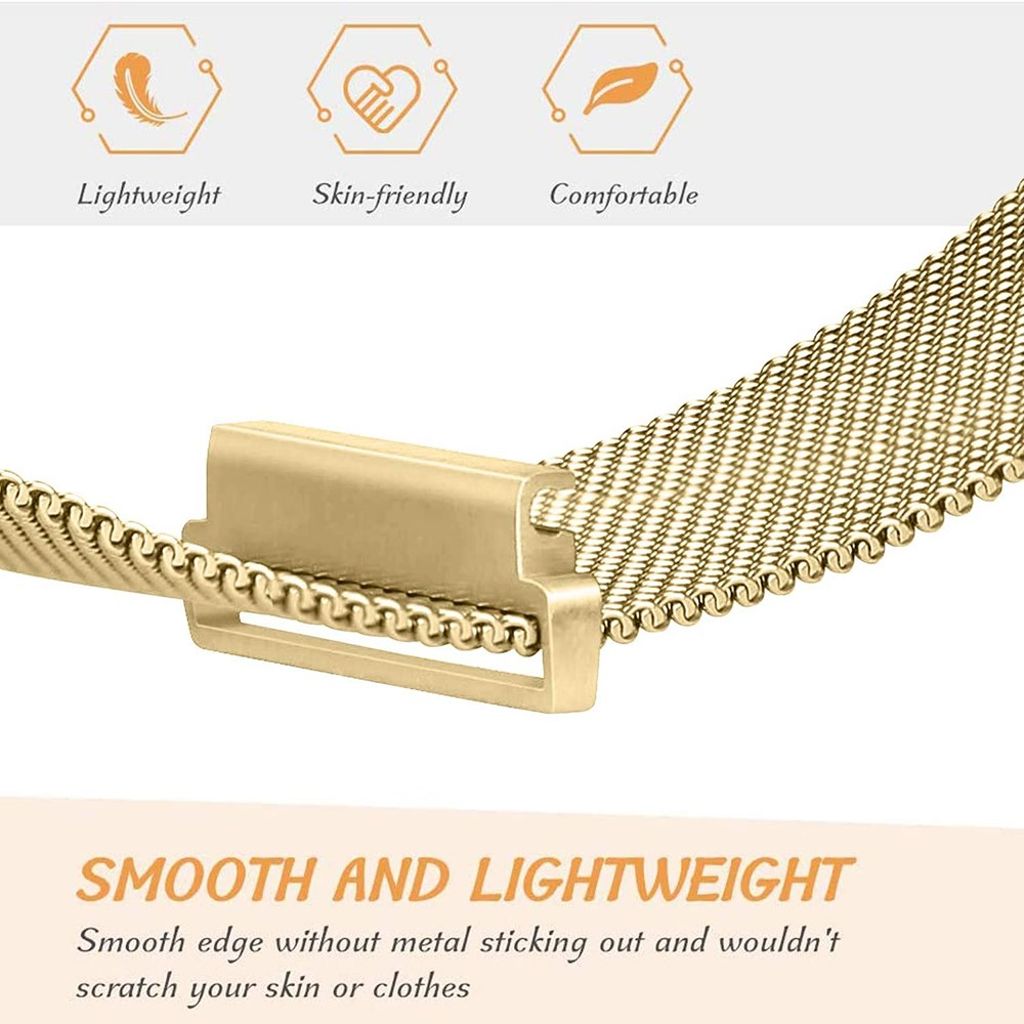 Garmin Forerunner 245 Music/645 Music Milanese Klokkereim - Gull