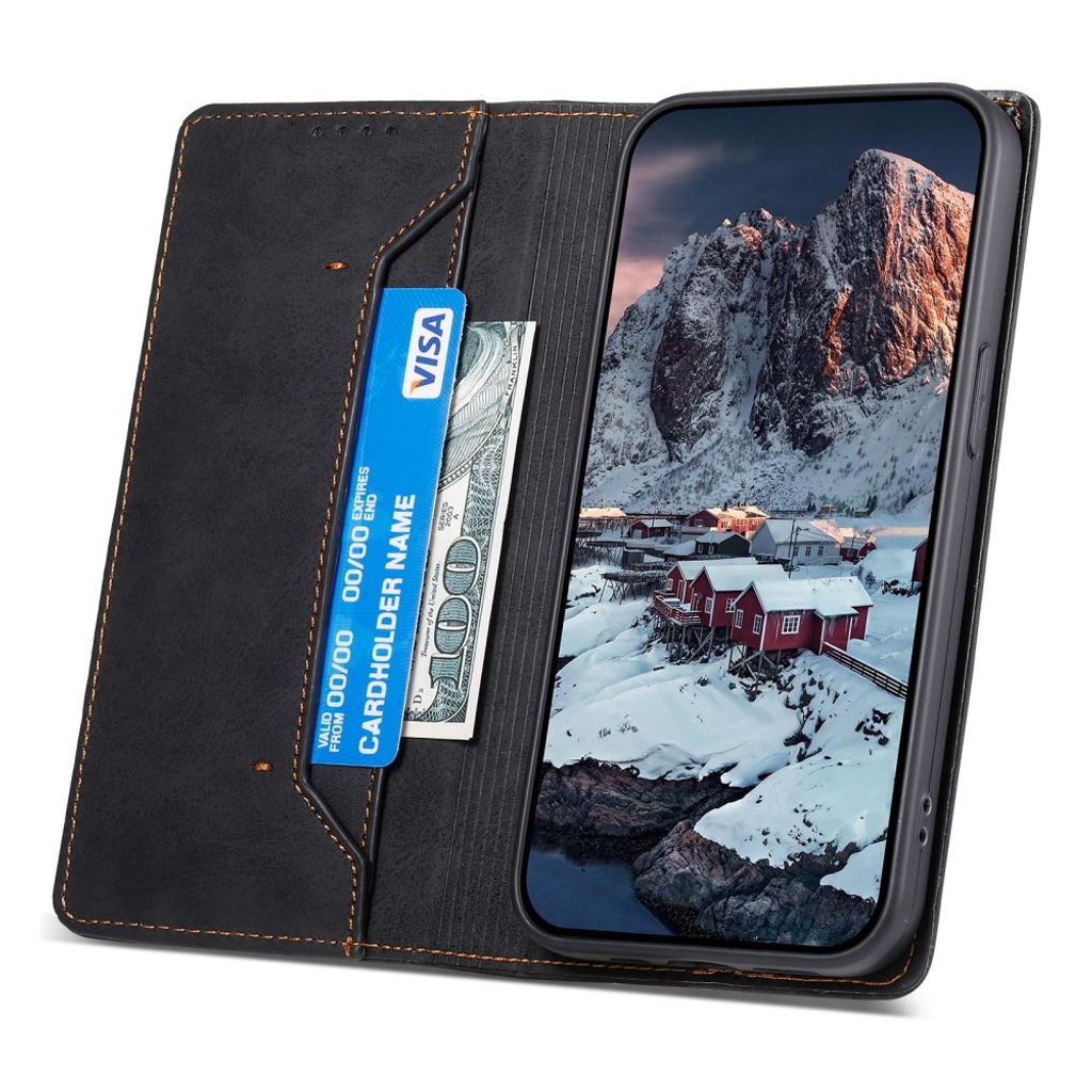 Google Pixel 11 / 11 Pro Plånboksfodral i PU-läder - Svart