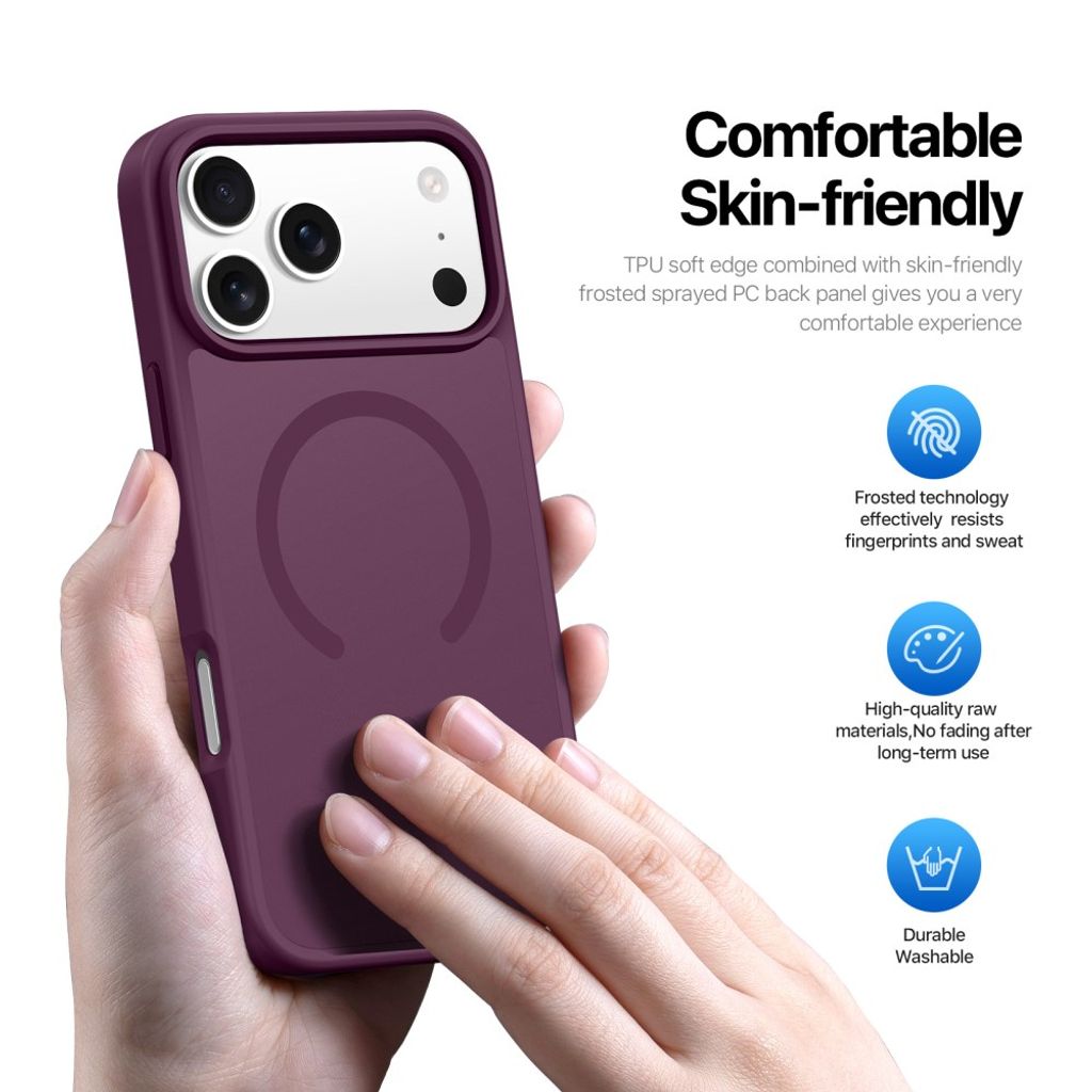 Dux Ducis iPhone 18 Pro Max/17 Pro Max MagSafe Kuori - Tummanvioletti