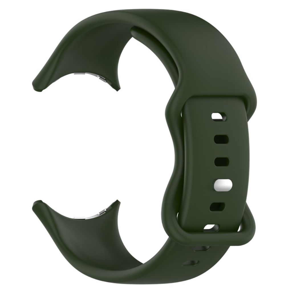 Google Pixel Watch 3 41 mm Kellonranneke, Silikoni - tummanvihreä