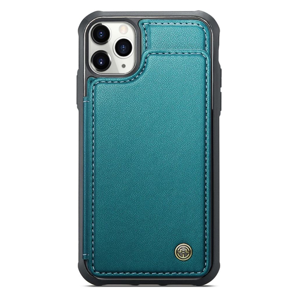 CASEME iPhone 11 Pro Cover med 5 Kortplads - Grøn