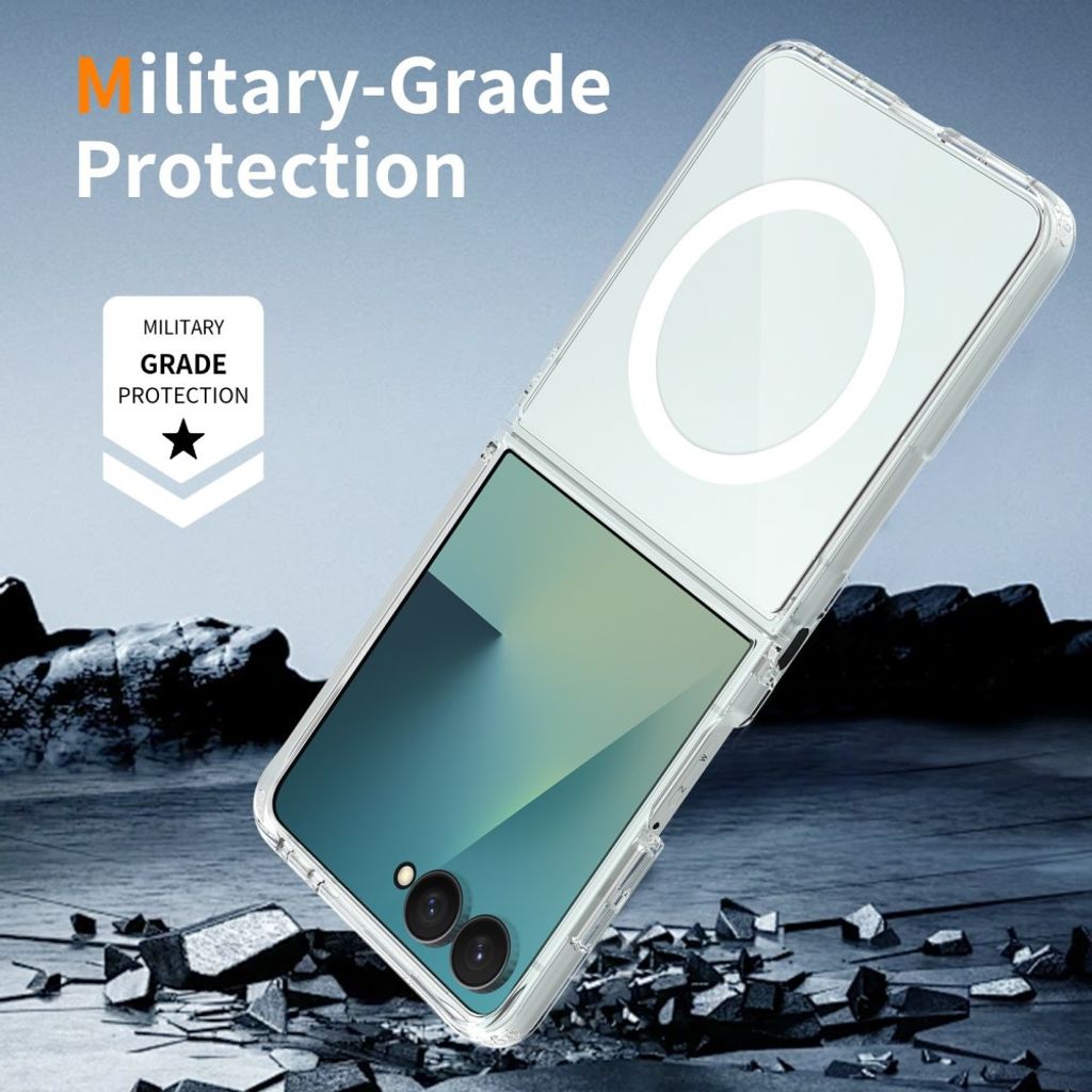Samsung Galaxy Z Flip8 MagSafe Cover - Gennemsigtig