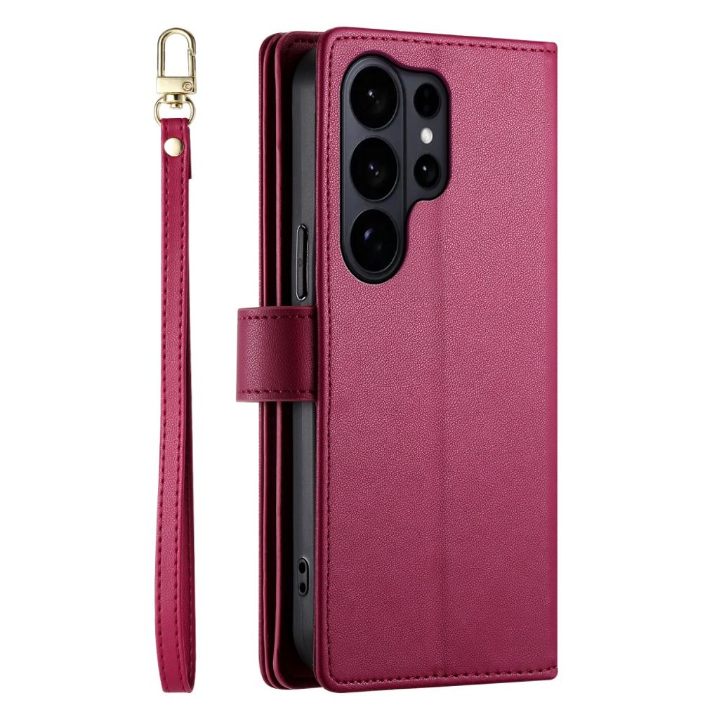 Samsung Galaxy S26 Ultra Pungetui med Aftagelige Remme - Rød