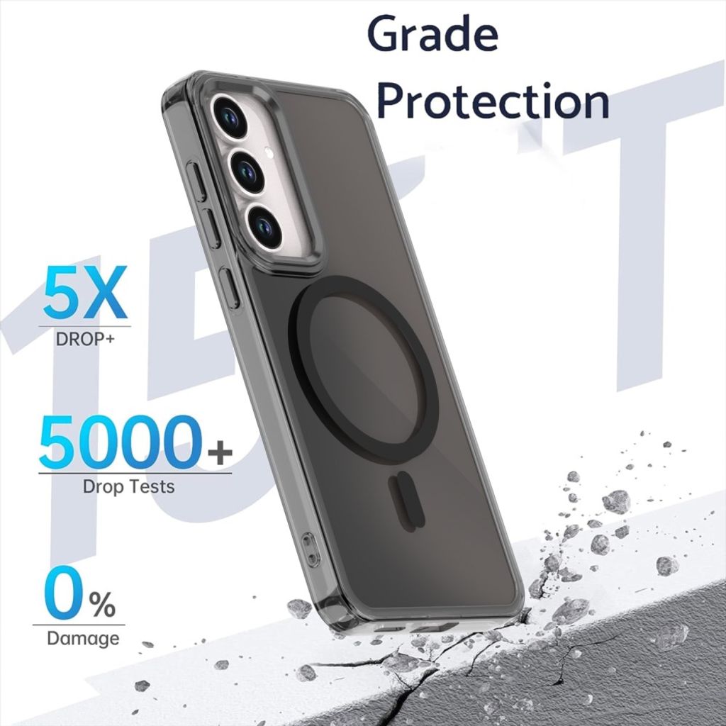 Samsung Galaxy S26 FE Magnetisk Cover Farveskiftende TPU - Sort