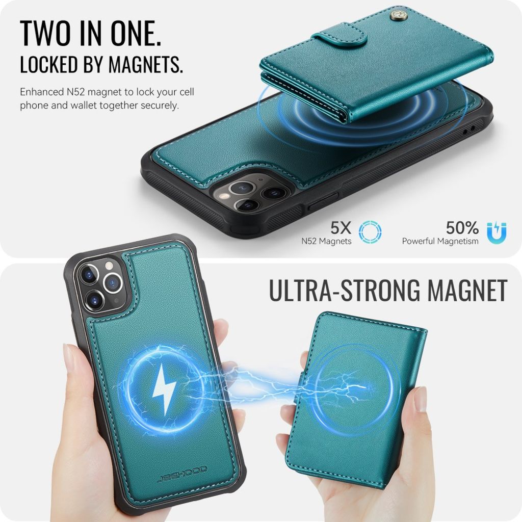 JEEHOOD iPhone 11 Pro Cover med MagSafe - Grøn