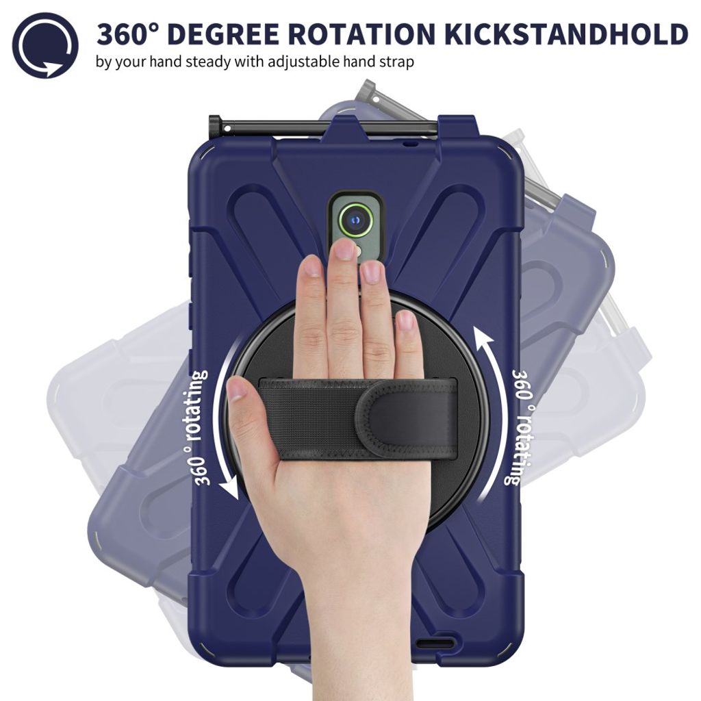Samsung Galaxy Tab Active5/Active 3 Case Kickstand - Navy Blue