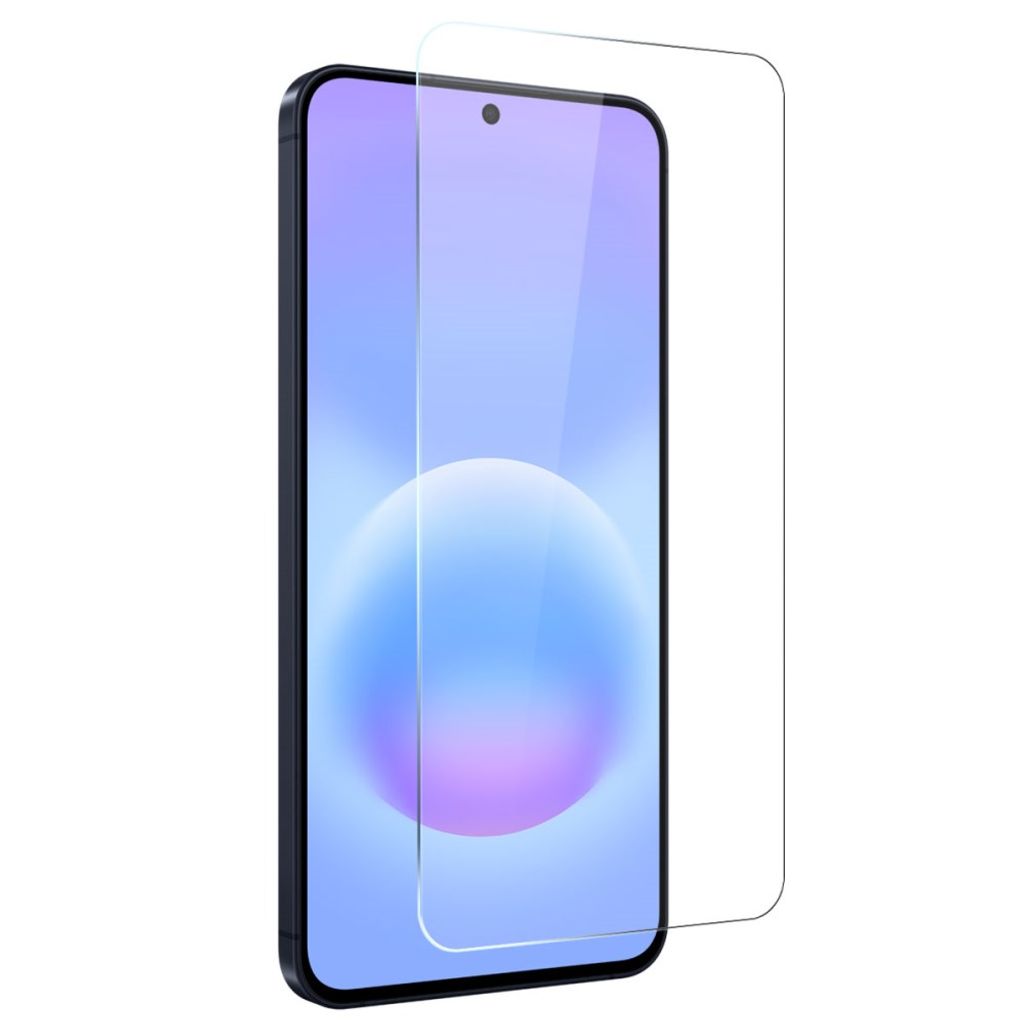 NORTHJO Samsung Galaxy A57 5G 3-in-1 Kuori + Näytönsuoja + Linssinsuoja - Läpinäkyvä