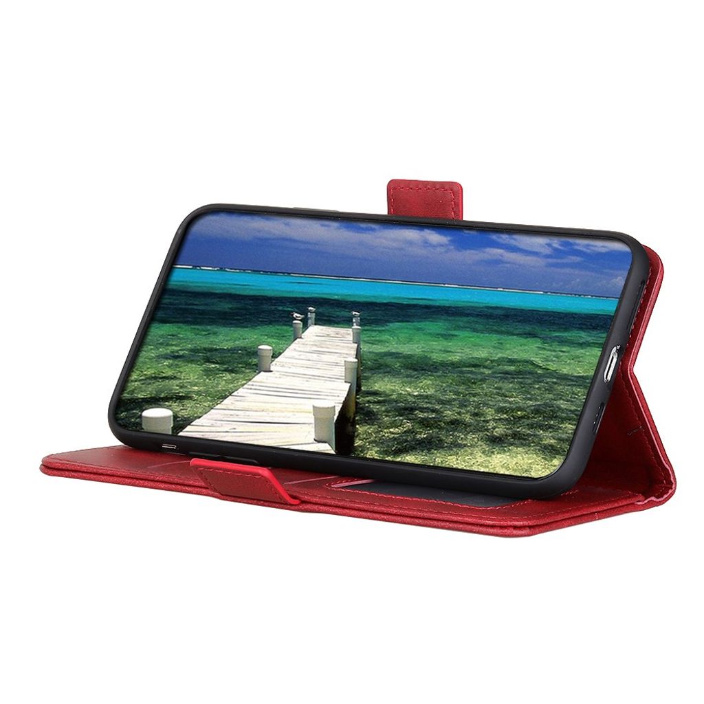 Xiaomi 17T Pro Lompakkokotelo PU nahka - Punainen