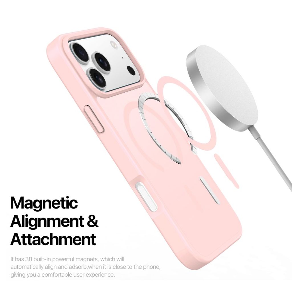 DUX DUCIS iPhone 18 Pro Max / 17 Pro Max MagSafe Kuori - Vaaleanpunainen