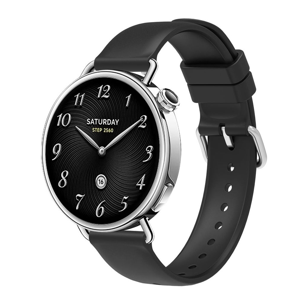 Xiaomi Watch S4 41 mm jne. Kellonranneke, Silikoni - Musta