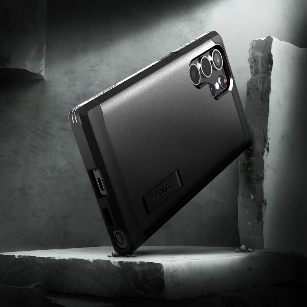 Spigen Tough Armor Skal till Samsung Galaxy S22 Ultra - Svart