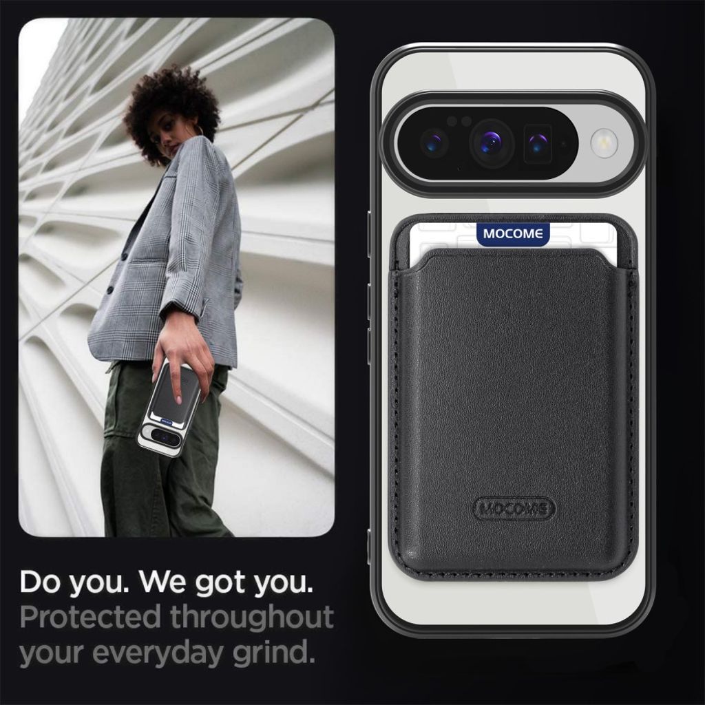 Google Pixel 10 / 10 Pro Case with Wallet - Black