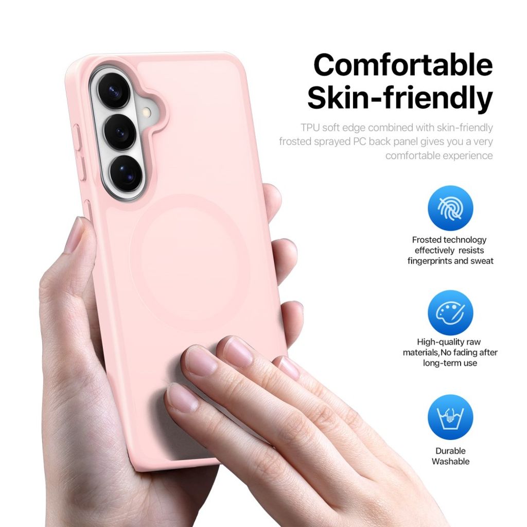 DUX DUCIS Samsung Galaxy S26 MagSafe-skal – Ljusrosa