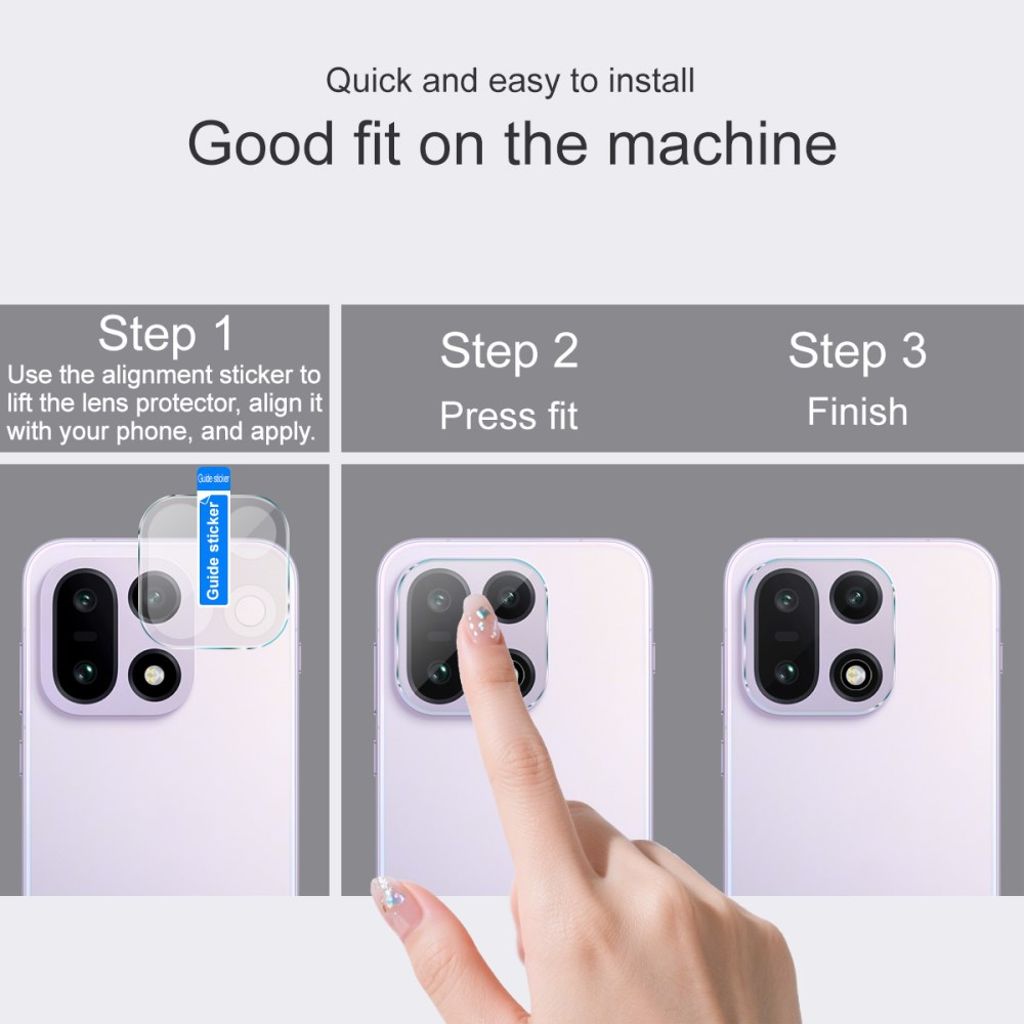 IMAK OnePlus 15 5G Linssinsuoja, Karkaistu lasi