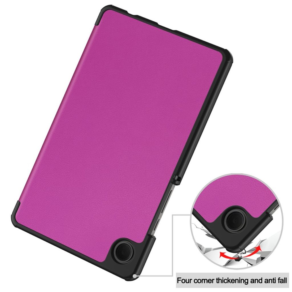 Samsung Galaxy Tab A11/A9 Etui Støtsikker Tri-Fold - Lilla