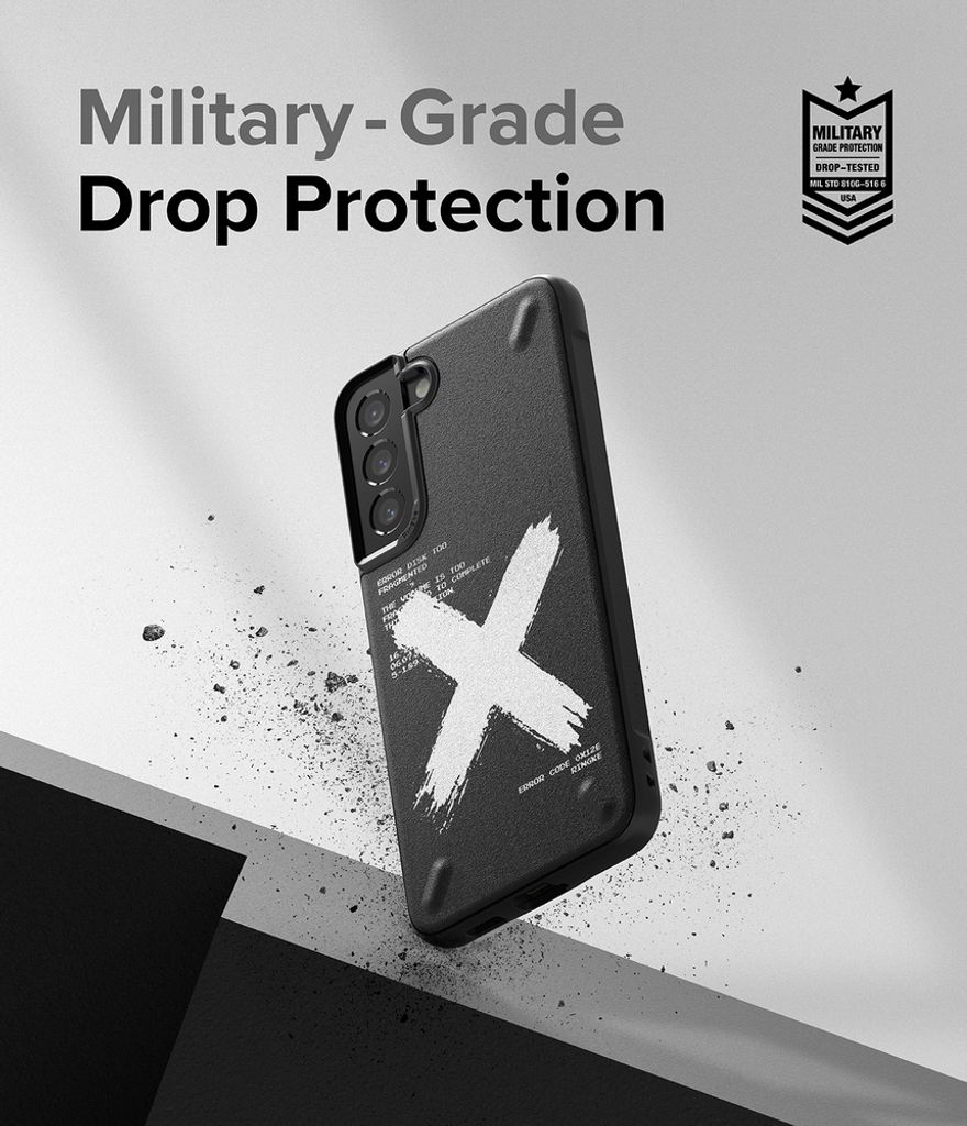 Ringke Onyx Cover til Samsung Galaxy S22 Plus - Sort graffiti
