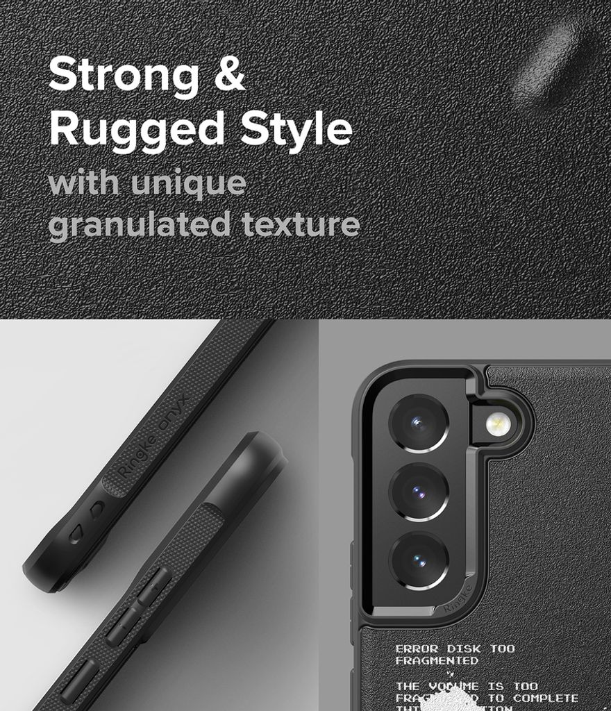 Ringke Onyx Cover til Samsung Galaxy S22 Plus - Sort graffiti