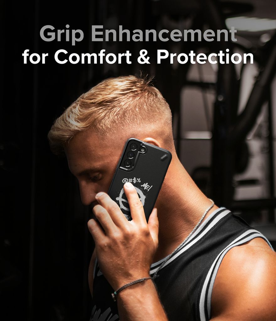 Ringke Onyx Cover til Samsung Galaxy S22 Plus - Sort graffiti
