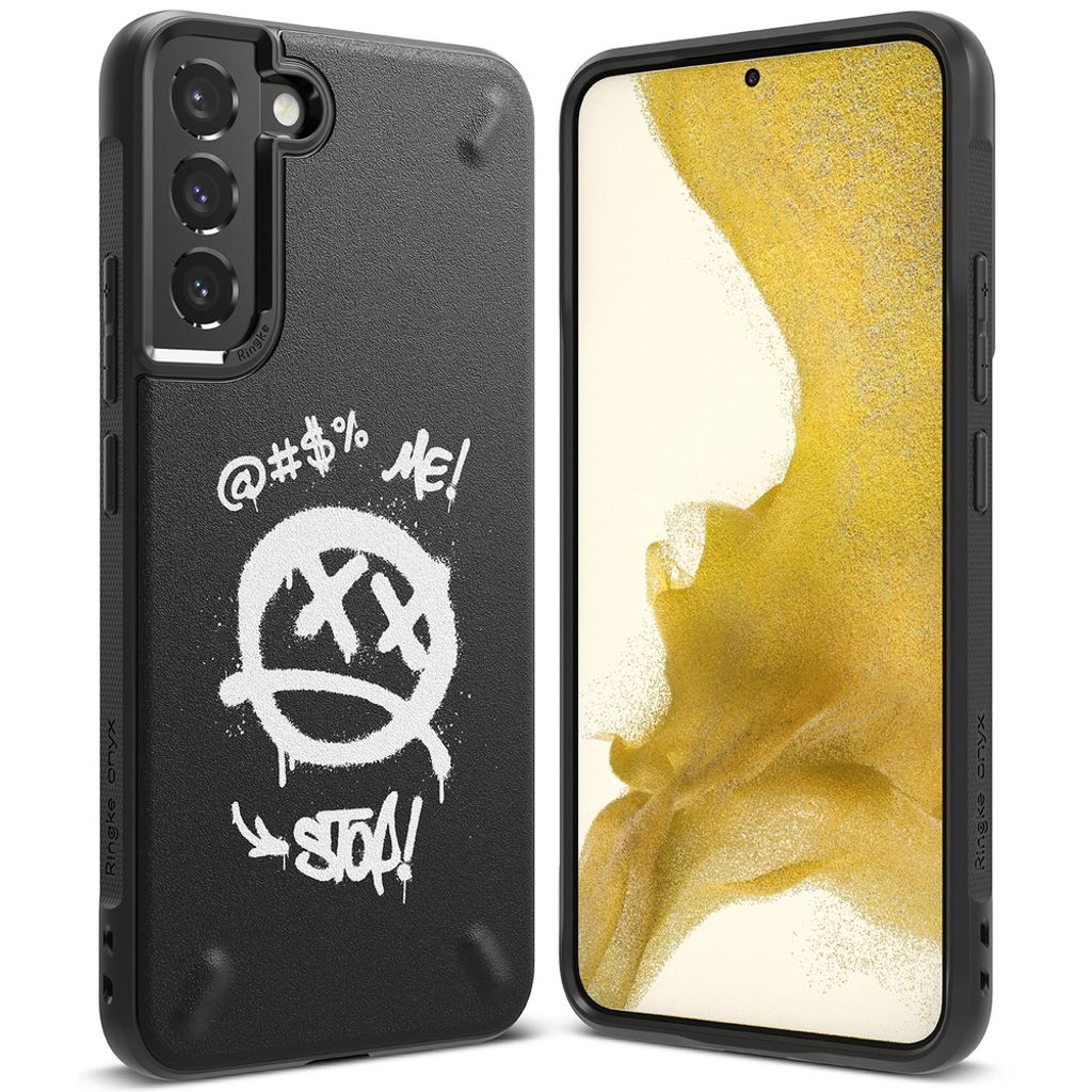 Ringke Onyx Cover til Samsung Galaxy S22 Plus - Sort graffiti