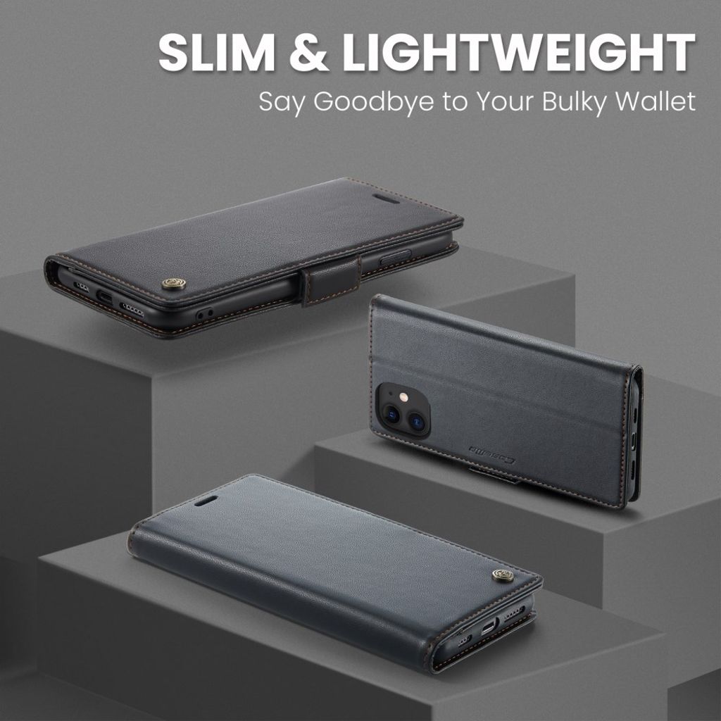CASEME iPhone 11 Etui med Kortplads - Sort