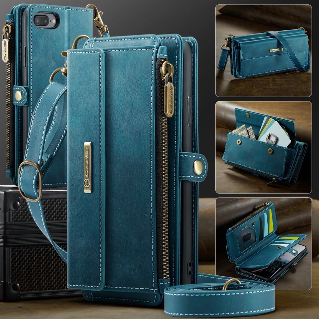 CASEME iPhone 6 Plus / 7 Plus / 8 Plus Fodral - Grön