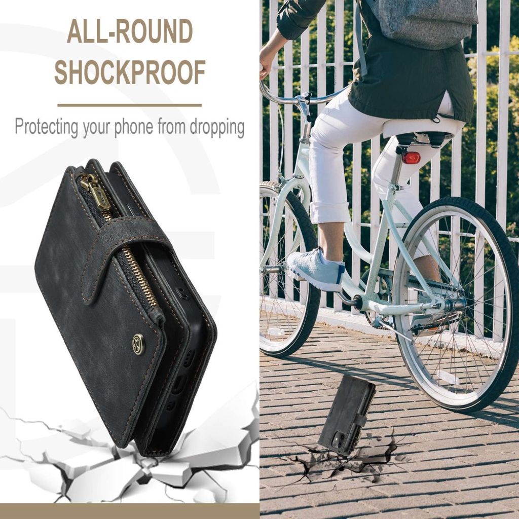 CASEME iPhone 12 Mini Cover with Stand - Black