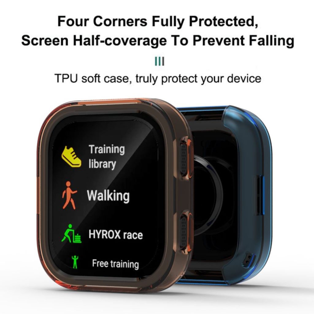 Huami Amazfit Bip Max Rammebeskytter TPU - Gjennomsiktig Lilla