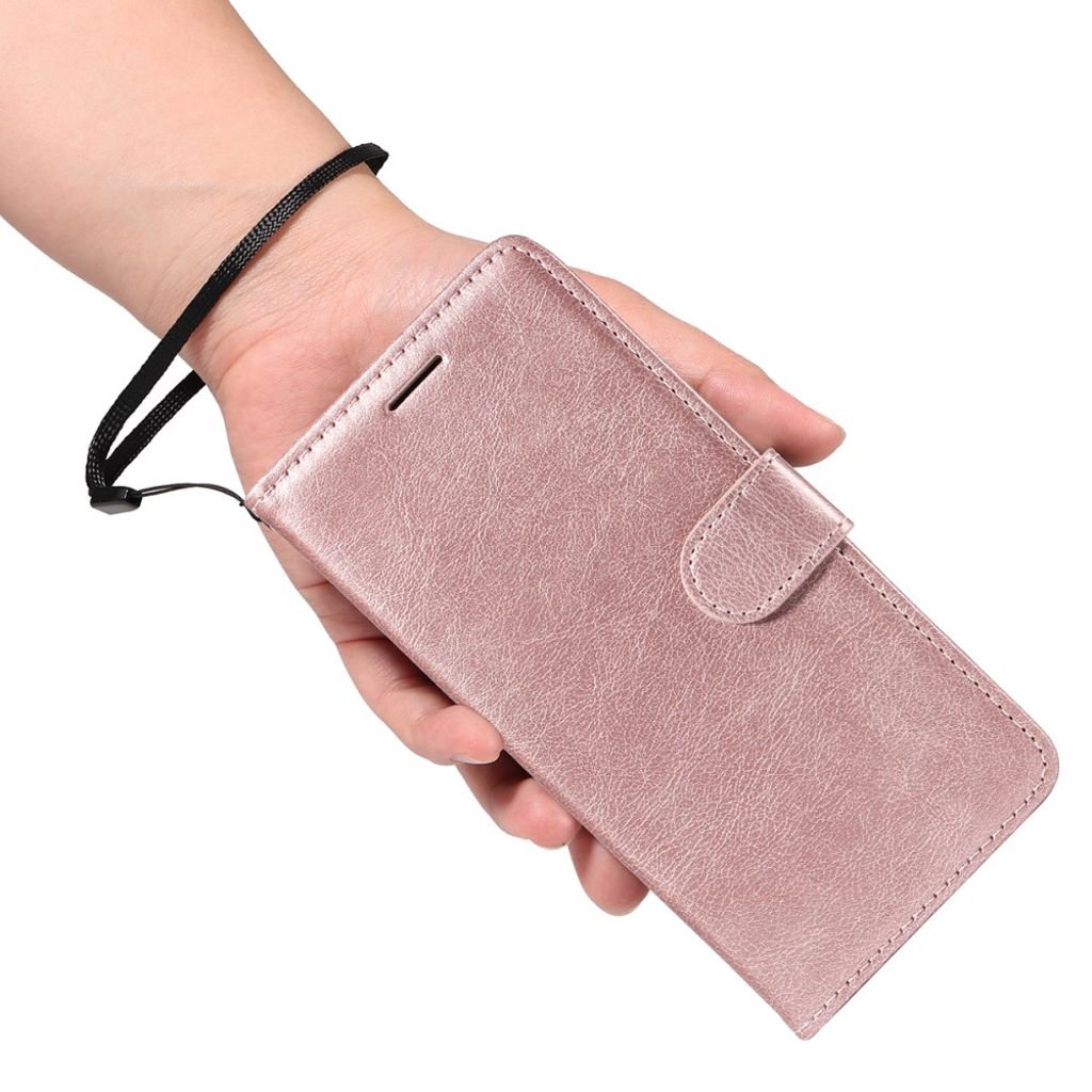 Samsung Galaxy S26 Edge Cover with Carrying strap - Rose gold