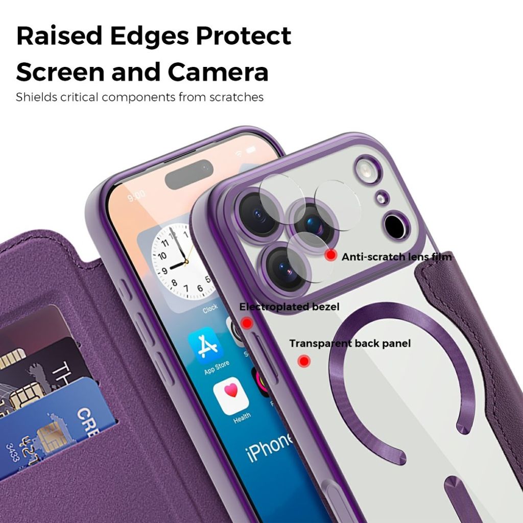 iPhone 17 Pro Max Cover with MagSafe - Dark Purple