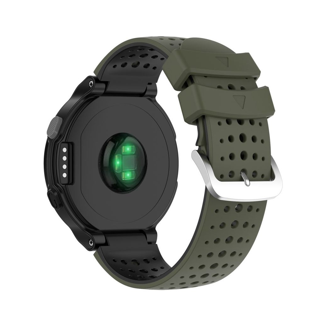 Garmin Forerunner 735XT/620/630/220/230/238 Tofarget Klokkereim - Grønn/Svart