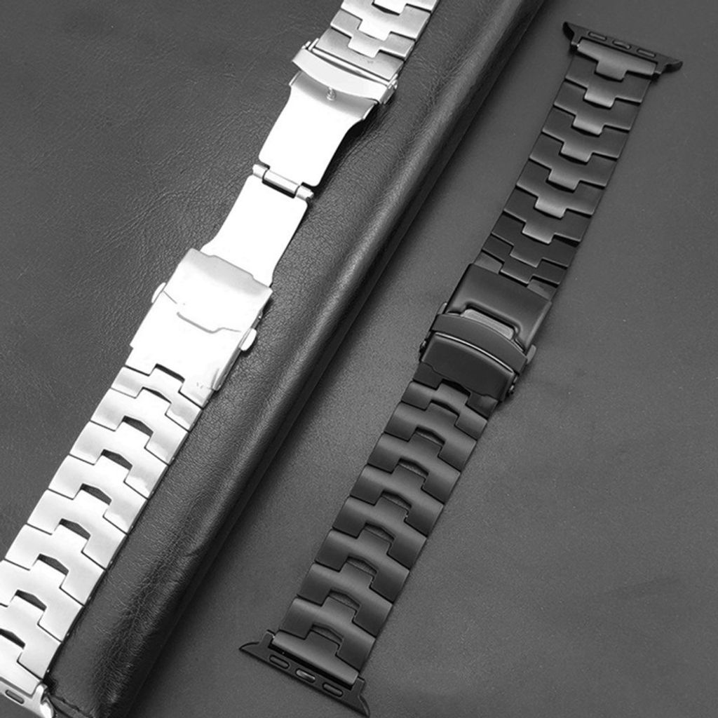 Apple Watch 42 / 41/ 40 / 38mm Klockarmband i titanlegering - Svart