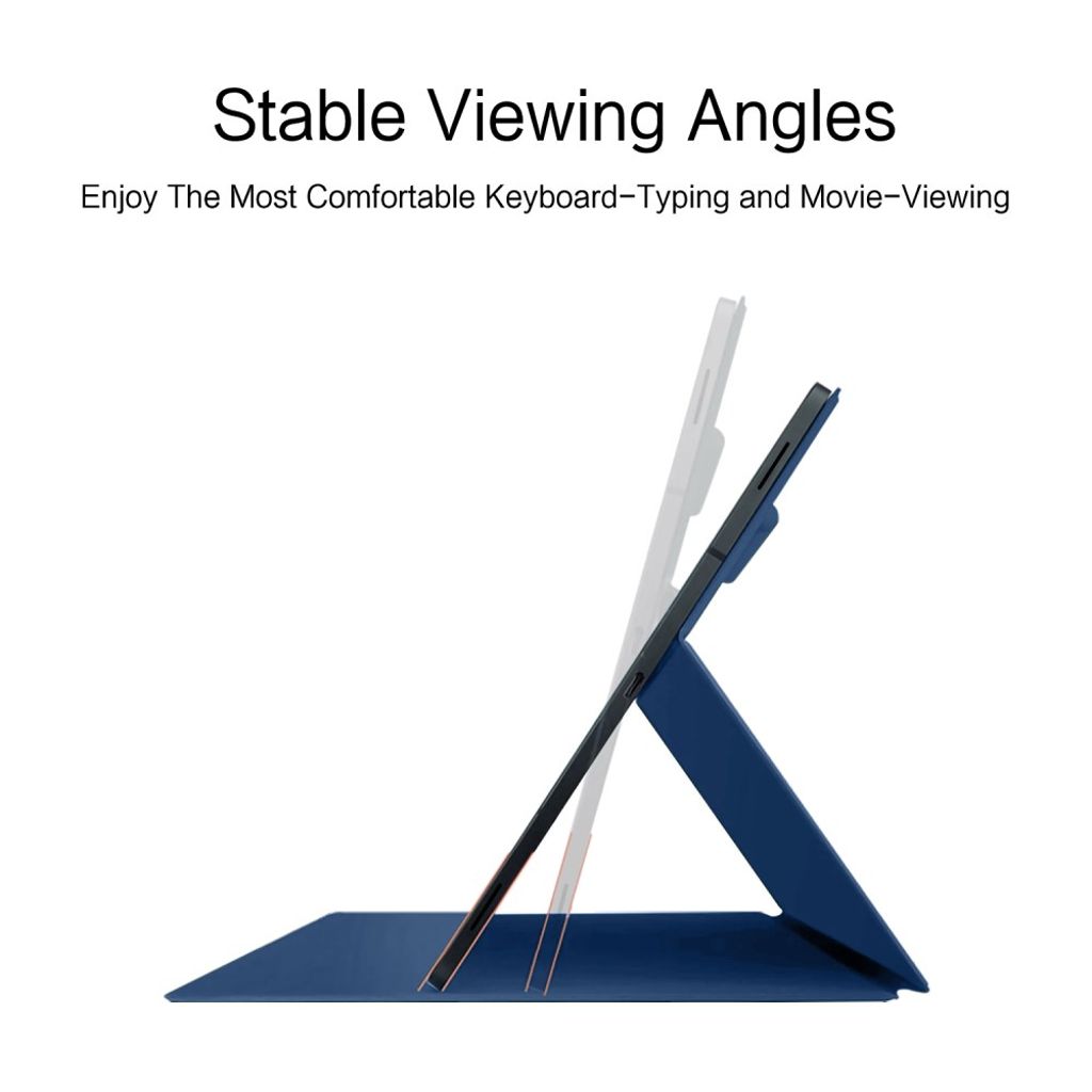 Samsung Galaxy Tab S11 Kotelo Jalustalla Magneettinen – Sininen