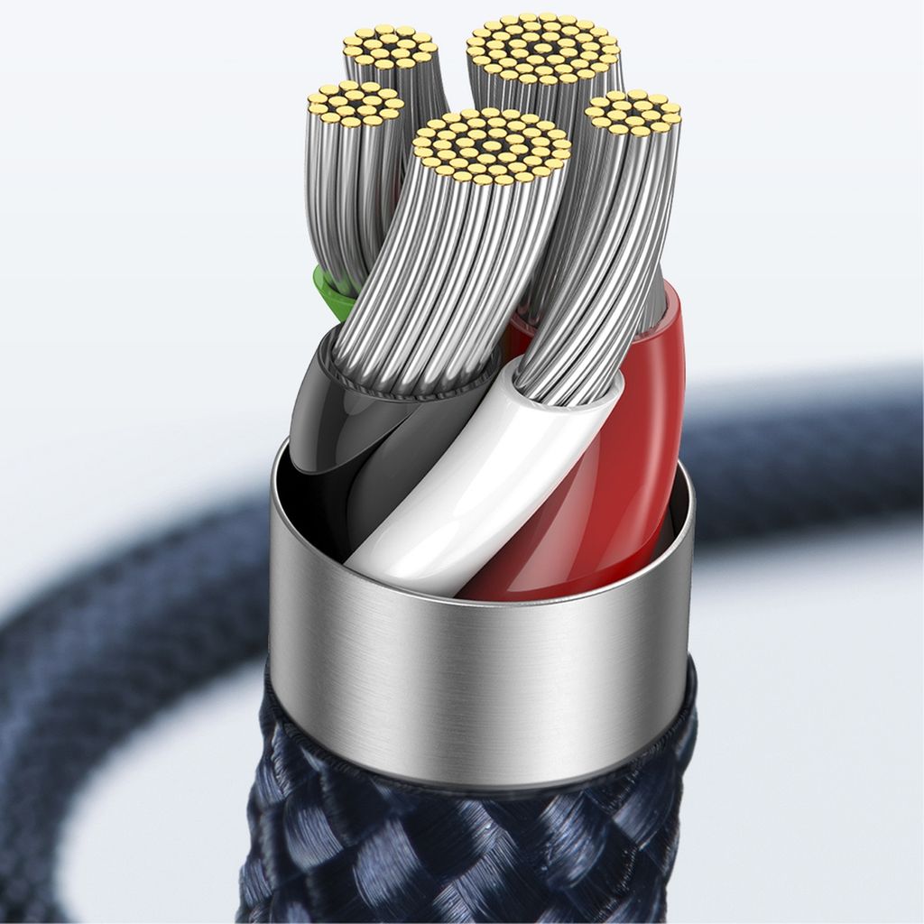 Baseus Lightning til USB-C kabel 20W 480Mb/s 1m – blå