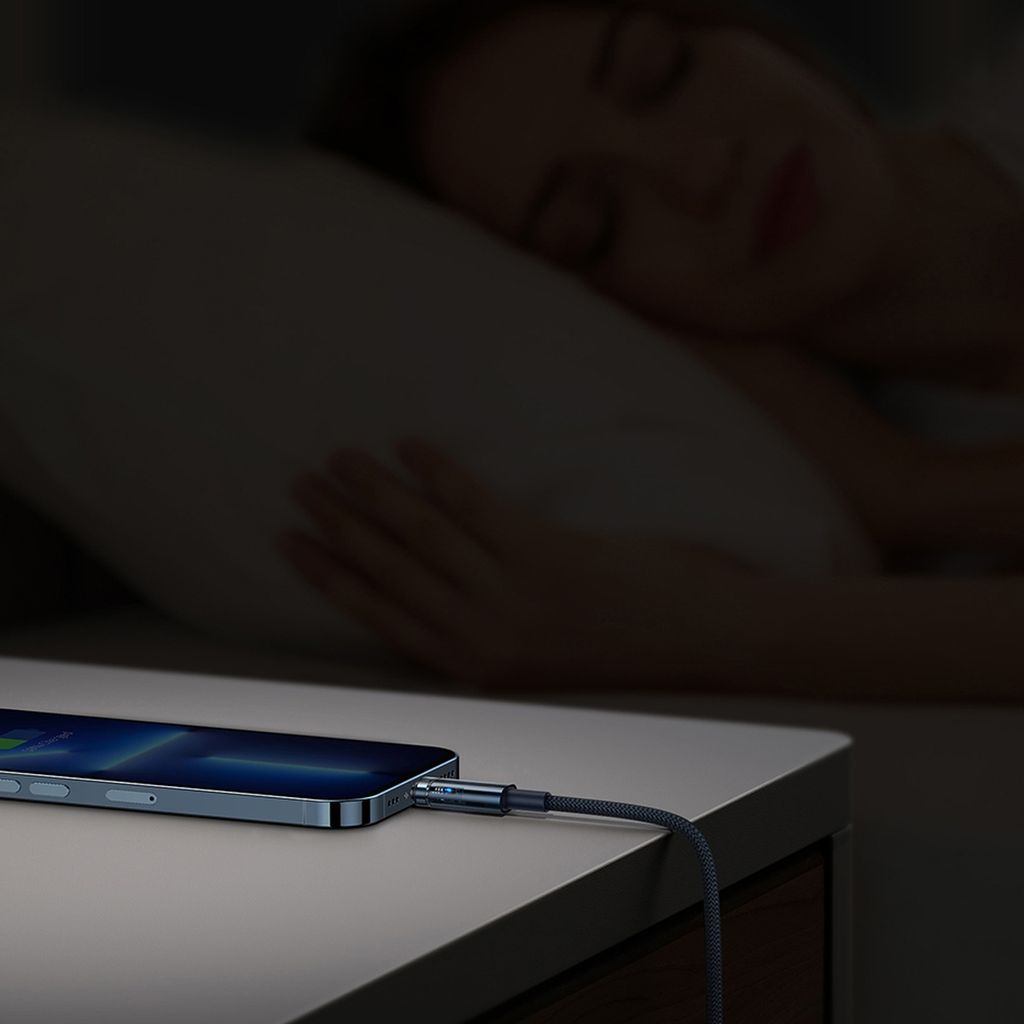 Baseus Lightning til USB-C kabel 20W 480Mb/s 1m – blå