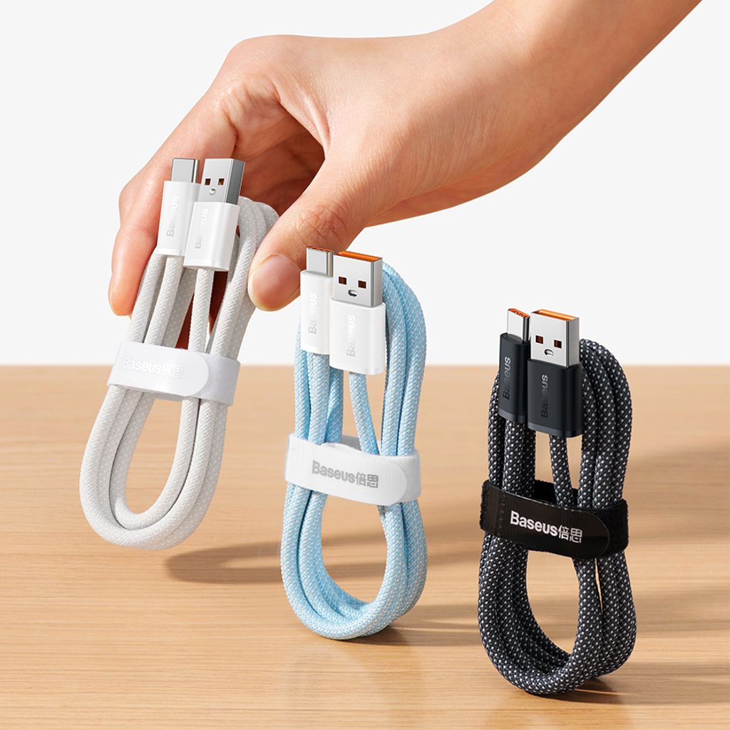 Baseus Dynamic Series USB kabel - USB Type C 100W 2m hvid (CALD000702)