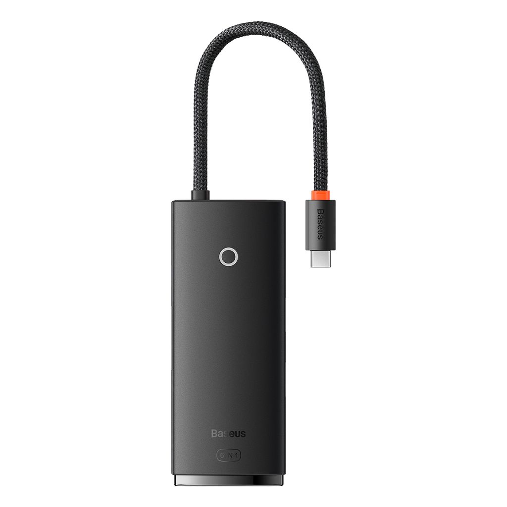 Baseus Lite Series multifunksjonell USB Type C HUB svart