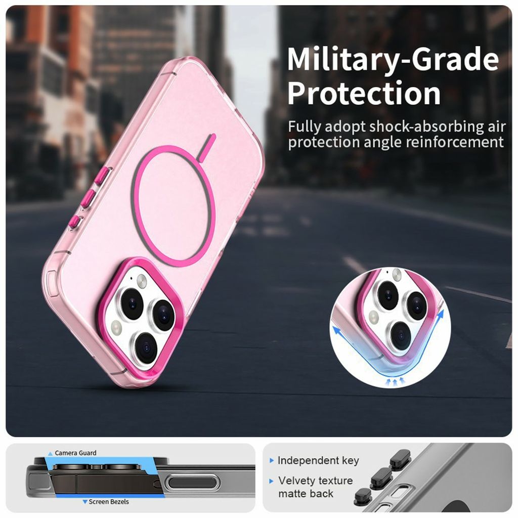 iPhone 16 Pro Deksel med MagSafe - Rød