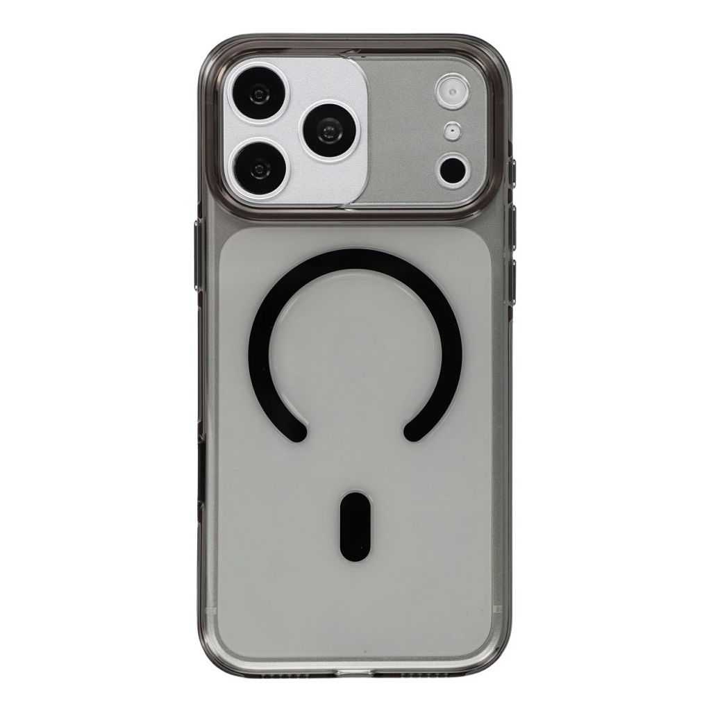 JAUCASE iPhone 18 Pro Max/17 Pro Max MagSafe Kuori - Läpinäkyvä/musta