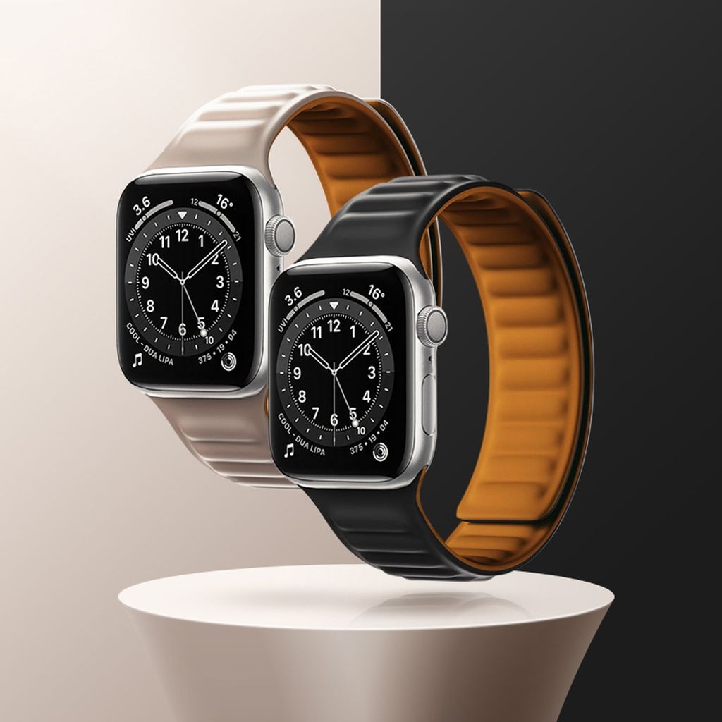 Magneettinen Kellonranneke Apple Watch 45mm  - Punainen