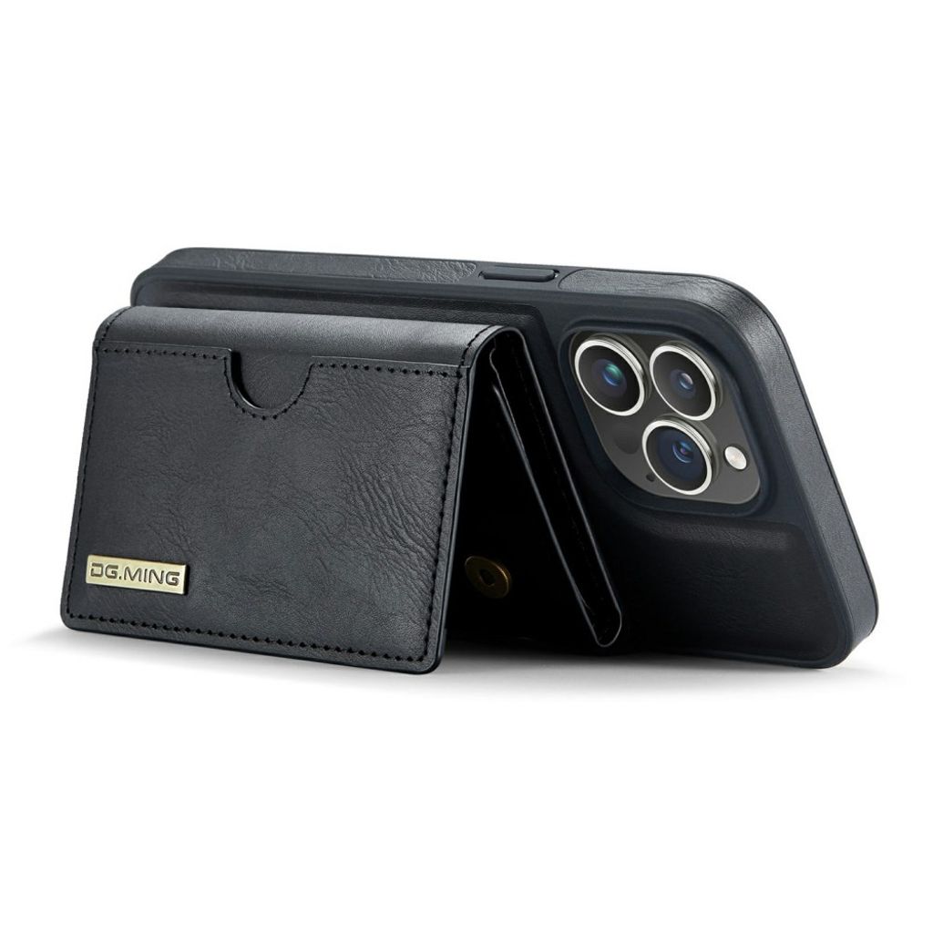 DG.MING iPhone 12 Pro Max Cover med Pung - Sort