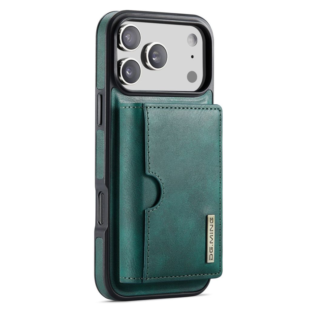 DG.MING iPhone 18 Pro Max/17 Pro Max Deksel med Magnetisk Lommebok - Grønn