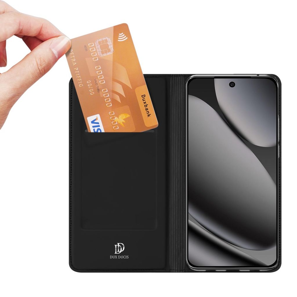 DUX DUCIS Skin Pro Series Google Pixel 11 Pro XL LommebokCover i PU skinn - Svart
