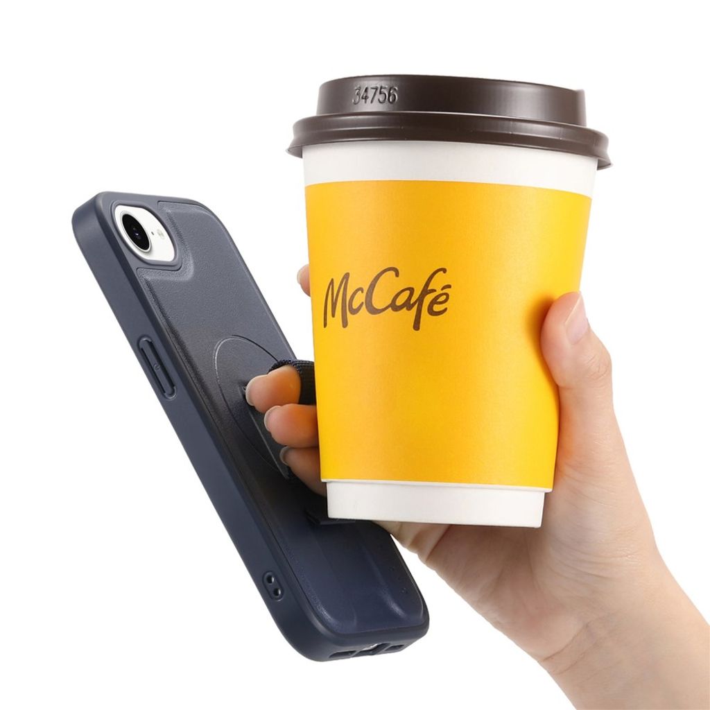 CASENEO iPhone 16e Wallet Cover MagSafe Compatible – Blue