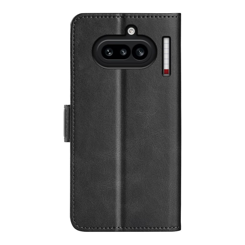 Nothing Phone (4a) Lommeboketui PU-lær – Svart