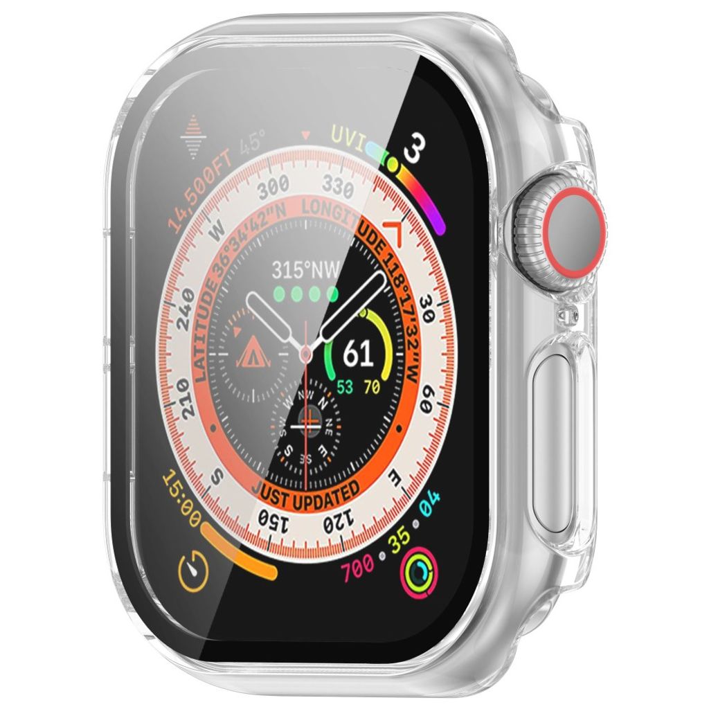 Apple Watch Series 11/10 42mm deksel med skjermbeskytter – gjennomsiktig